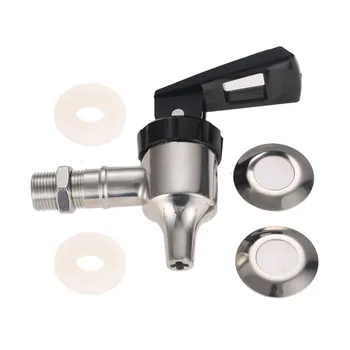

Stainless Steel Drink Dispenser Plastic Coffee Valve Wine Barrel Spigot/Faucet Replacement Homebrew Beer Tap
