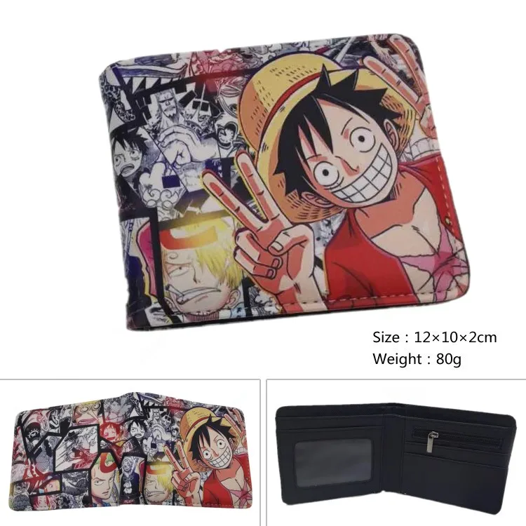 Аниме Кошелек one piece Зоро, Луффи Чоппер пиратский череп голова комиксов кошельки с персонажами мультфильмов с карманом для монет для мужчин и женщин - Цвет: Y