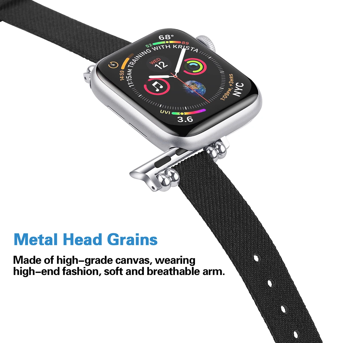 Нейлоновый ремешок для часов Apple Watch 4 Band 44 мм 40 мм 38 мм 42 мм спортивный тканый браслет для iWatch Band Series 1 2 3 браслет