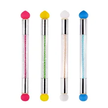 Маникюр новые продукты gui jiao bi двуглавый многофункциональный красочный ручка для вымешивания градиентная ручка-стиральная жемчужный стержень набор