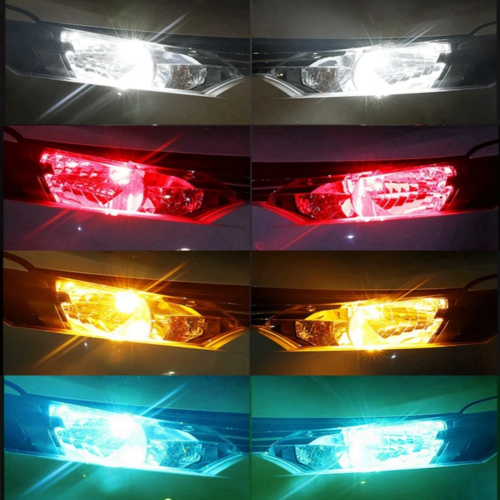 10PCS W5W LED T10 Led 전구 WY5W 슈퍼 밝은 3030 칩 자동차 주차 조명 Canbus 오류 무료 자동 인테리어 독서 돔 램프 12V