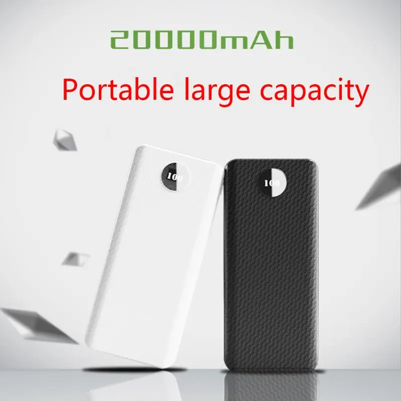 Внешний аккумулятор с двойным разъемом usb type-C, набор для самостоятельной сборки, 20000 мА/ч, 8x18650, чехол для зарядного устройства, Micro USB порт, Аксессуары для мобильных телефонов