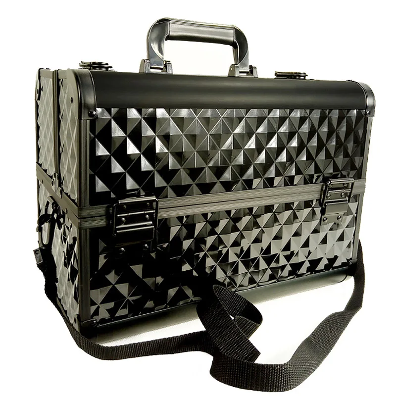 2021 New hot Women Cosmetic cases With shoulder strap Nails Makeup Toolbox Men Multifunction Beauty luggage Girl light Suitcases | Багаж и