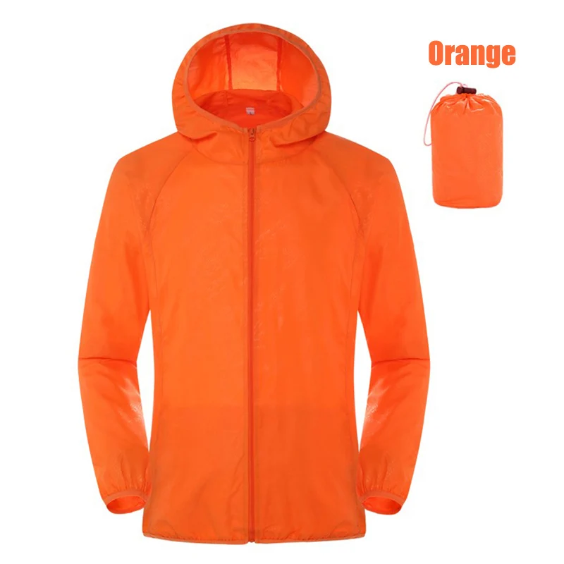 Outdoor Sun Protection Coat Anti-UV Rainproof Windproof Quick Dry Ultra-thin Women Men Jackets SEC88