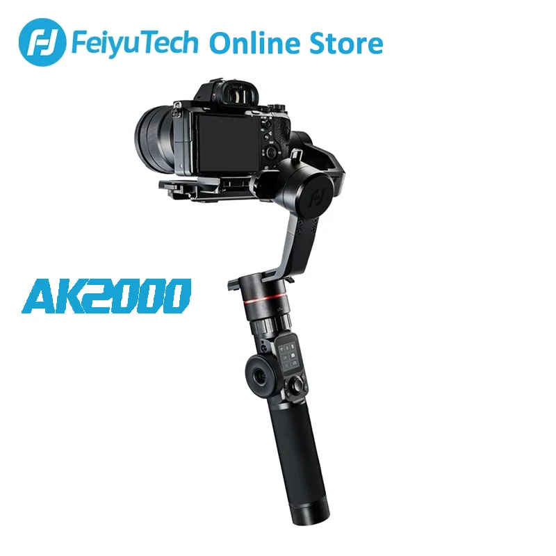 3 осевой стабилизатор Feiyu AK2000 для камеры Sony/Canon/Panasonic/Nikon 2 8 кг|Риги и упоры| |