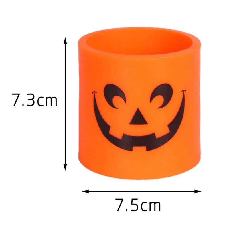 Halloween pumpkin light ，electronic luminous LED plastic candle light for holiday decoration home Decor Bedside Indoor Outdoor P