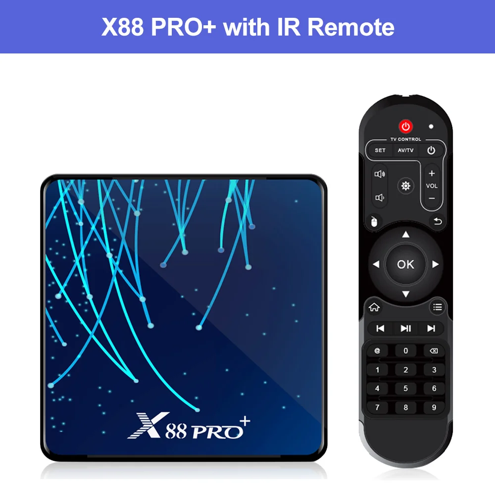 X88 PRO Plus Восьмиядерный Android 9,0 ТВ приставка 4 Гб 128 Гб Rockchip RK3368PRO 1080p 4K голосовой помощник Google Netflix 32 Гб телеприставка