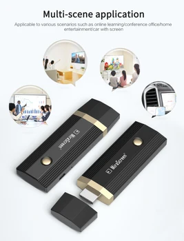 

USB 1080P Wireless Switch-free HD Smart Phone TV HDMI Same Screen Device WIFI HDMI Receiver Air Play Display TV Dongle Adapter