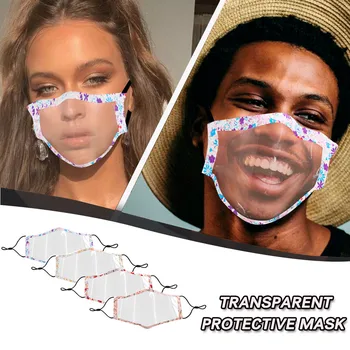 

Face Mask Mascarilla 2020 Adult Cosplay Party Mask With Clear Window Visible Expression For The Deaf And Hard Of Hearing Masm#20