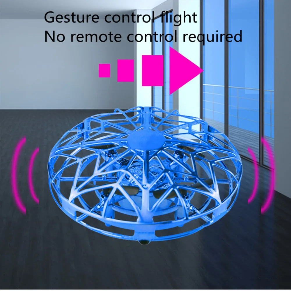 Мини НЛО Дрон анти-столкновения Летающий вертолет волшебный ручной НЛО мяч самолет зондирование индукции Дрон малыш электрическая электронная игрушка