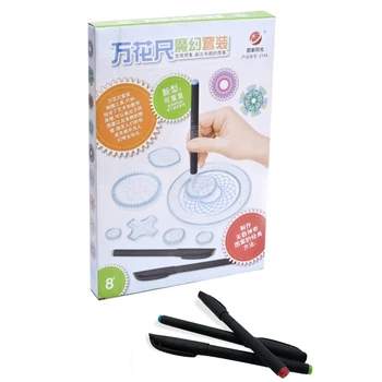 

Spirograph Playset Spiral Design Interlocking Gears & Wheels Drawing toys with 22 Accessories Designs educational toys For kids