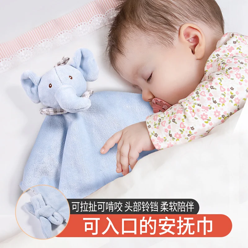 Julebaby новорожденное успокаивающее полотенце детские игрушки, животные Форма младенческой ребенка подарок мягкий спальный мобильный аксессуары плюшевые игрушки