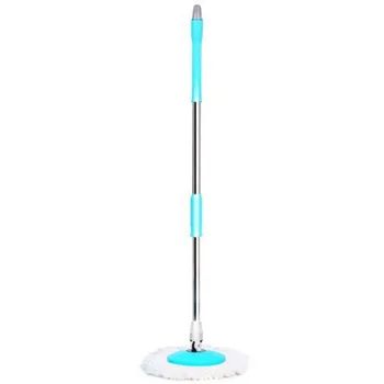

Floor Cleaner 360 Degree Rotating Mop Pole Thickened Stainless Steel Retractable Hand Press Spin Dry Magic Mop Cleaning Mop Spin
