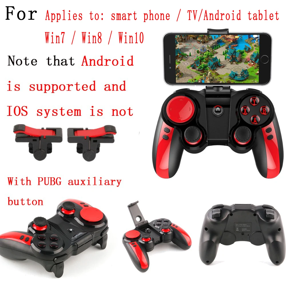 Bluetooth геймпад PG-9089 Android Телескопический контроллер геймпад с турбо ускорителем беспроводной Bluetooth геймпад коробка smart tv