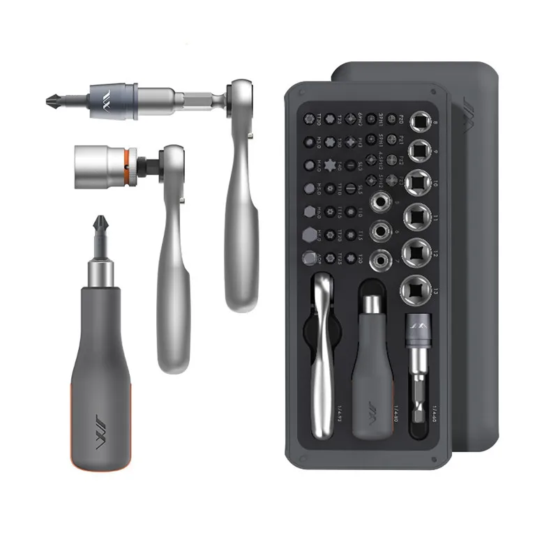 

41Pcs/Set Screwdriver S2 Magnetic Bits Ratchet Wrench Screwdrivers Kit DIY Household Screwdriver Set Repair Sleeve Tool