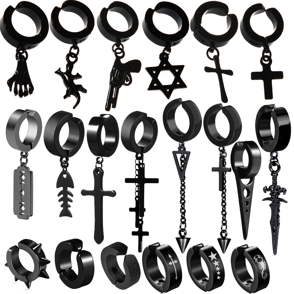 合集2-黑色耳夹