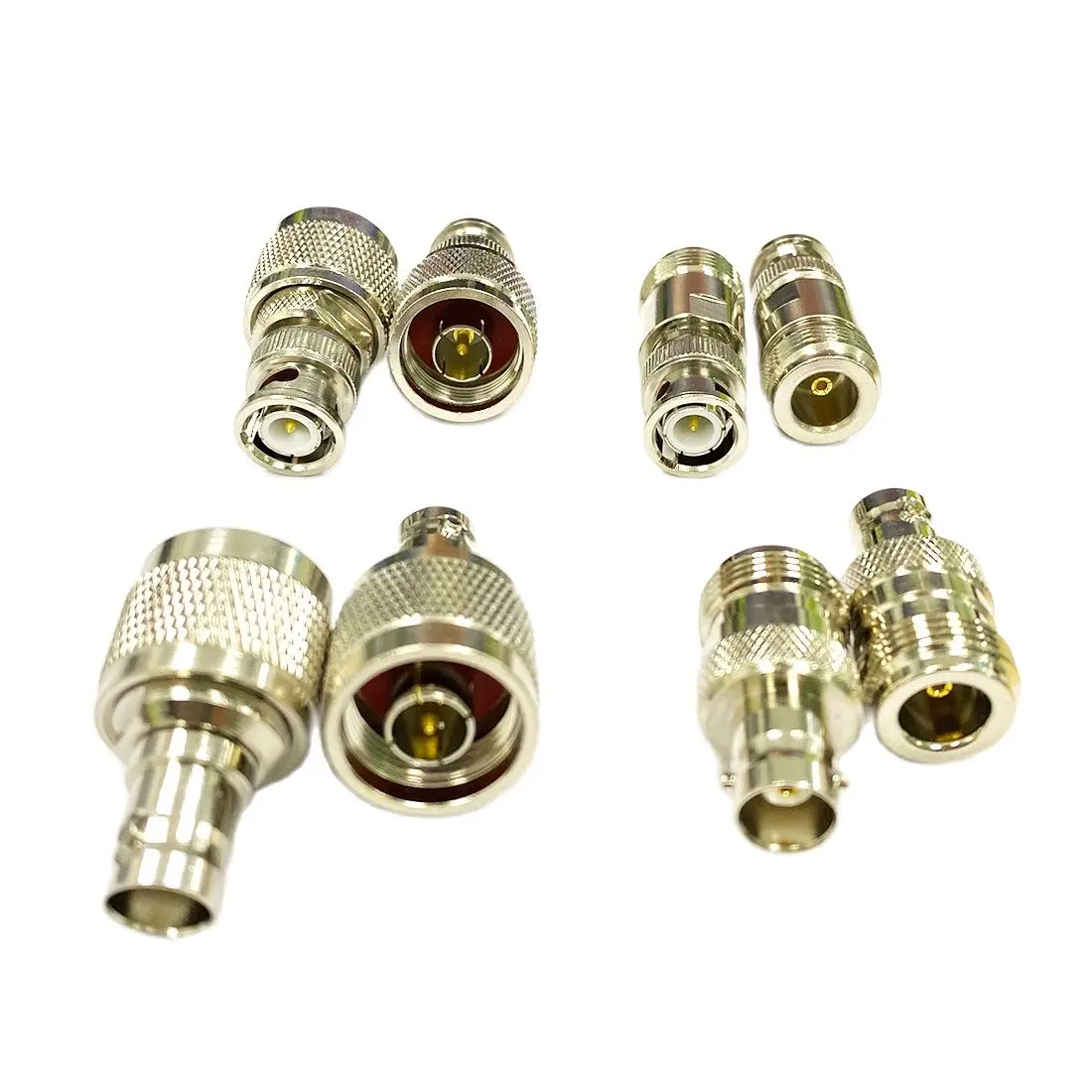 

2PCS N Type Male Female To Connector BNC Plug Jack RF Coaxial Adapter Convertor Straight NEW Wholesale Price