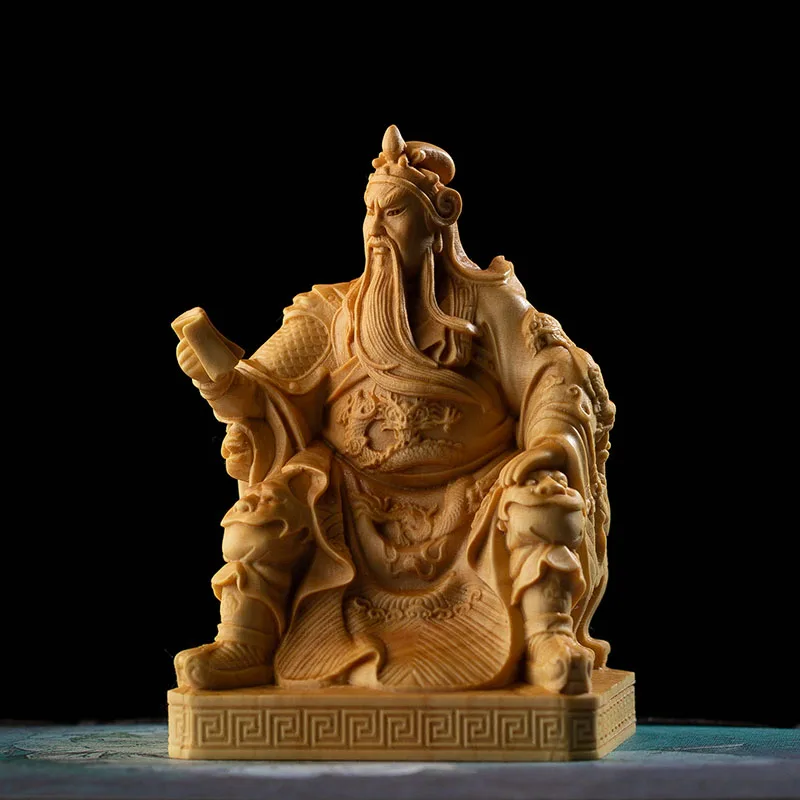 chinese-guan-gong-statue-three-kingdoms-guandi-buddha-statue-wood-feng-shui-ornaments-carving-bodhisattva-home-decorations