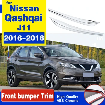 

Front Corner Fog Light Bumper Guard Trim Protector Anti-friction Bumper Strip For Nissan Qashqai J11 2016 2017 2018 2019 2020