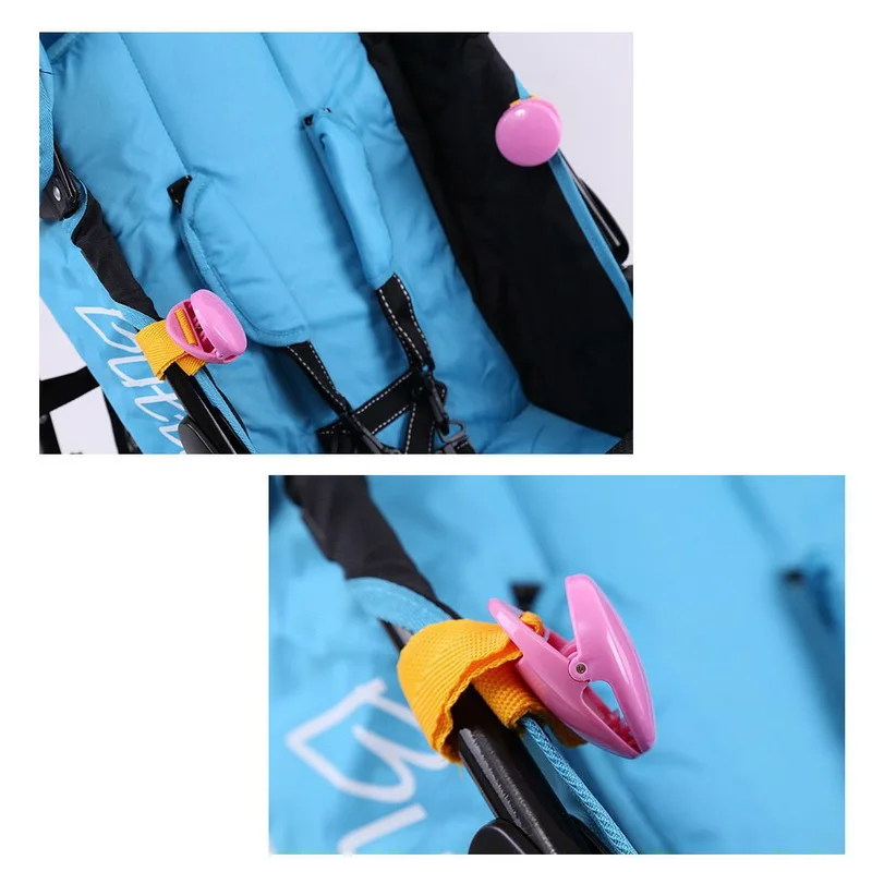 LOOZYKIT Baby Stroller Blanket Anti-drop Clip Infant Anti-kick Clip Newborn Multi-purpose Clip Baby Stroller Carriage Clip 2Pcs