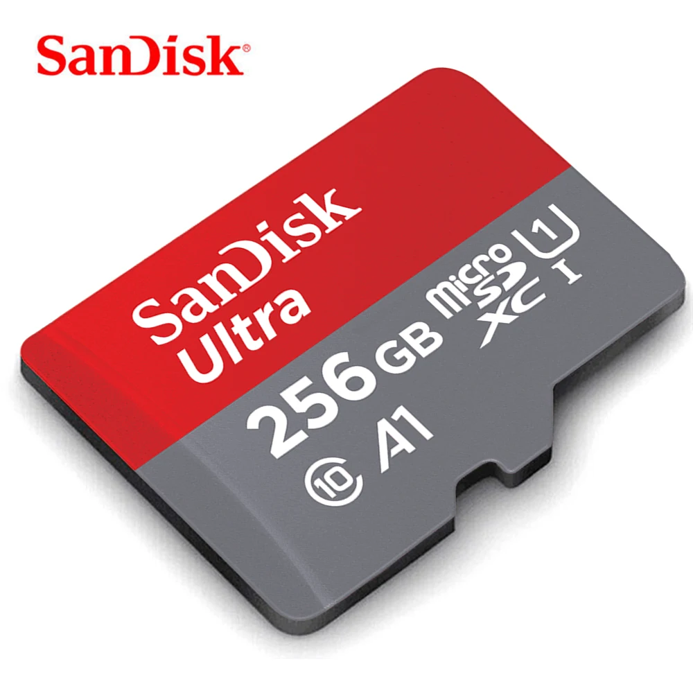 Карта памяти sandisk 128GB MicroSD 256GB 200GB TF карта 64GB 32GB 16GB C10 A1 UHS I SDHC SDXC Для