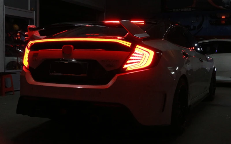 3Pce автомобильный Стайлинг задний фонарь для Honda новейший Автомобильный задний фонарь для Honda Civic Sedan- задний фонарь в сборе светодиодный задний фонарь