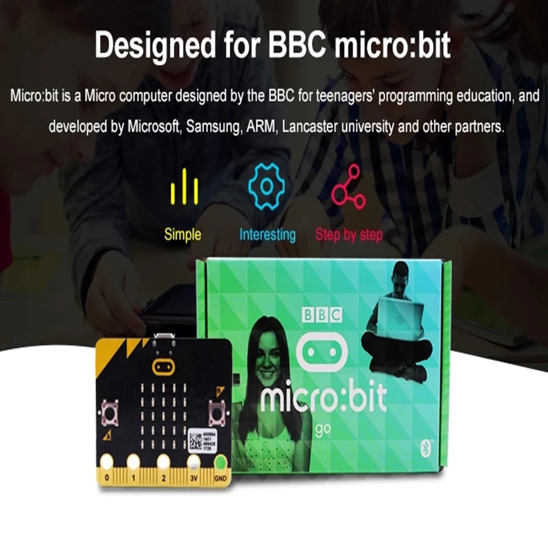 Детский Интеллектуальный подарок программируемый робот сенсор стартовый набор Паровая обучающая доска плата расширения для микро: бит