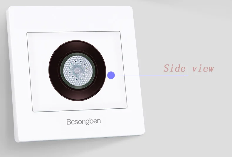 Voice switch intelligent second - line sound and light control delay sensor switch panel corridor energy - saving lamps 220v (8)