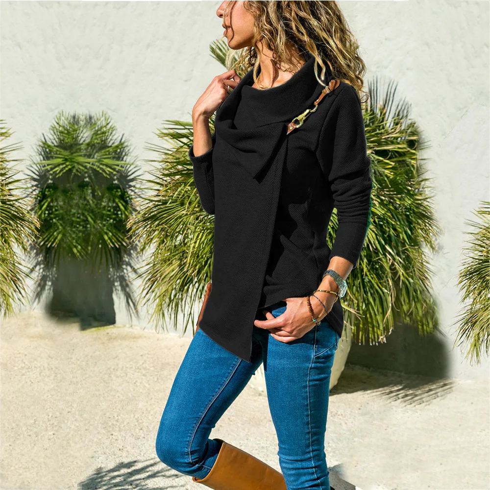 

retro style elegant navy style travel style ladies clothing top Loose coat woman 2020 female womans classic