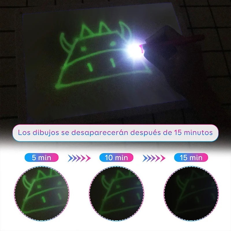 А3 А4 А5 цифровой планшет художественный портативный светодиодный графический планшет волшебная доска для рисования для детей игрушка граффити ручная роспись