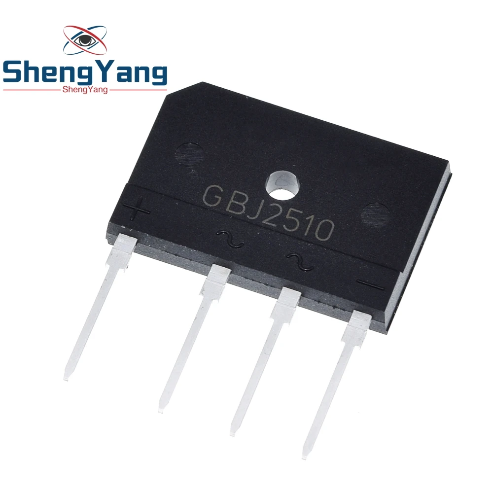 TZT 5pcs 25A 1000V diode bridge rectifier gbj2510 ZIP In Stock