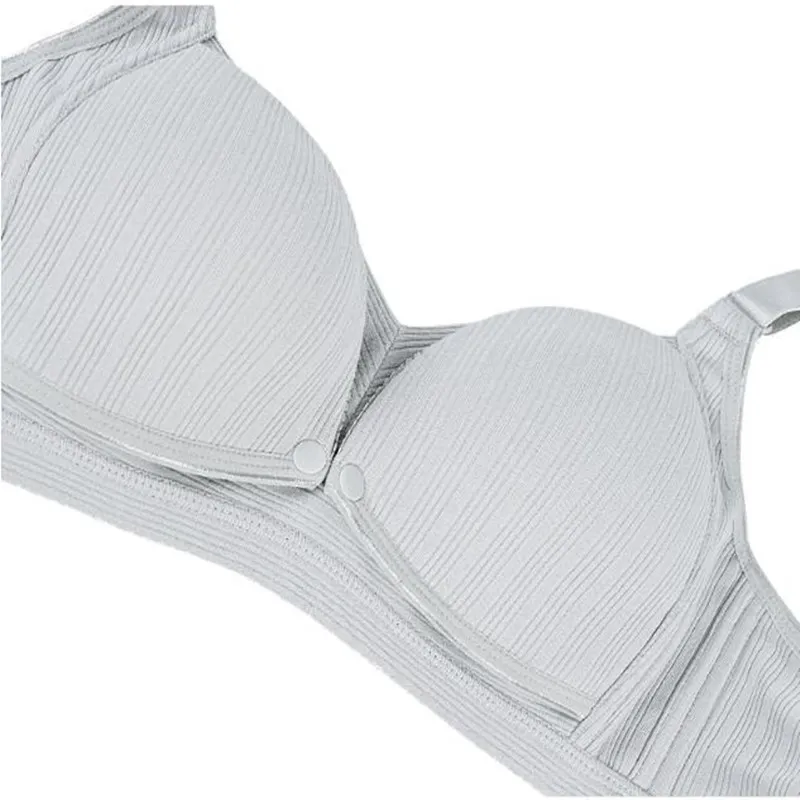 EIMELI Clearance!Nursing Bra Cotton Breast Feeding MaternityMothers  Underwear Wire Free Pregnant Front Button Open Women Breastfeeding Bra 
