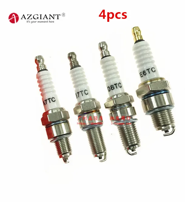 4 шт./лот мотоцикл свечи зажигания 100/125 A7TC D8TC E6TC F7TC B7TC A7RTC CR7HSA D8TRC D8TJC D8EA D8T|Свечи и