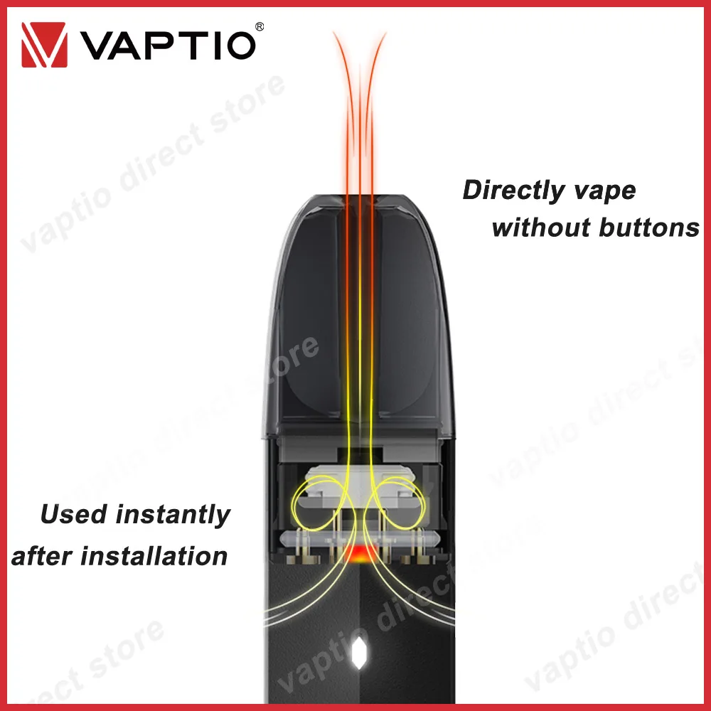 Vaptio MJ Vape pod система электронная сигарета стартовый набор 11 Вт встроенный