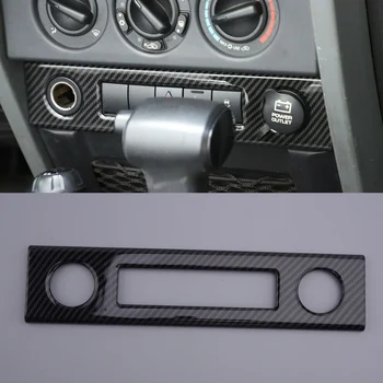 

Console Cigarette Lighter Panel Cover Decoration Trim Plastic Carbon Fiber Style Fit For Jeep Wrangler JK 2007 2008 2009 2010