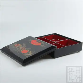 

Japanese lunch box sushi package box delivery box meet health standard hamper mess tin plastic food container set