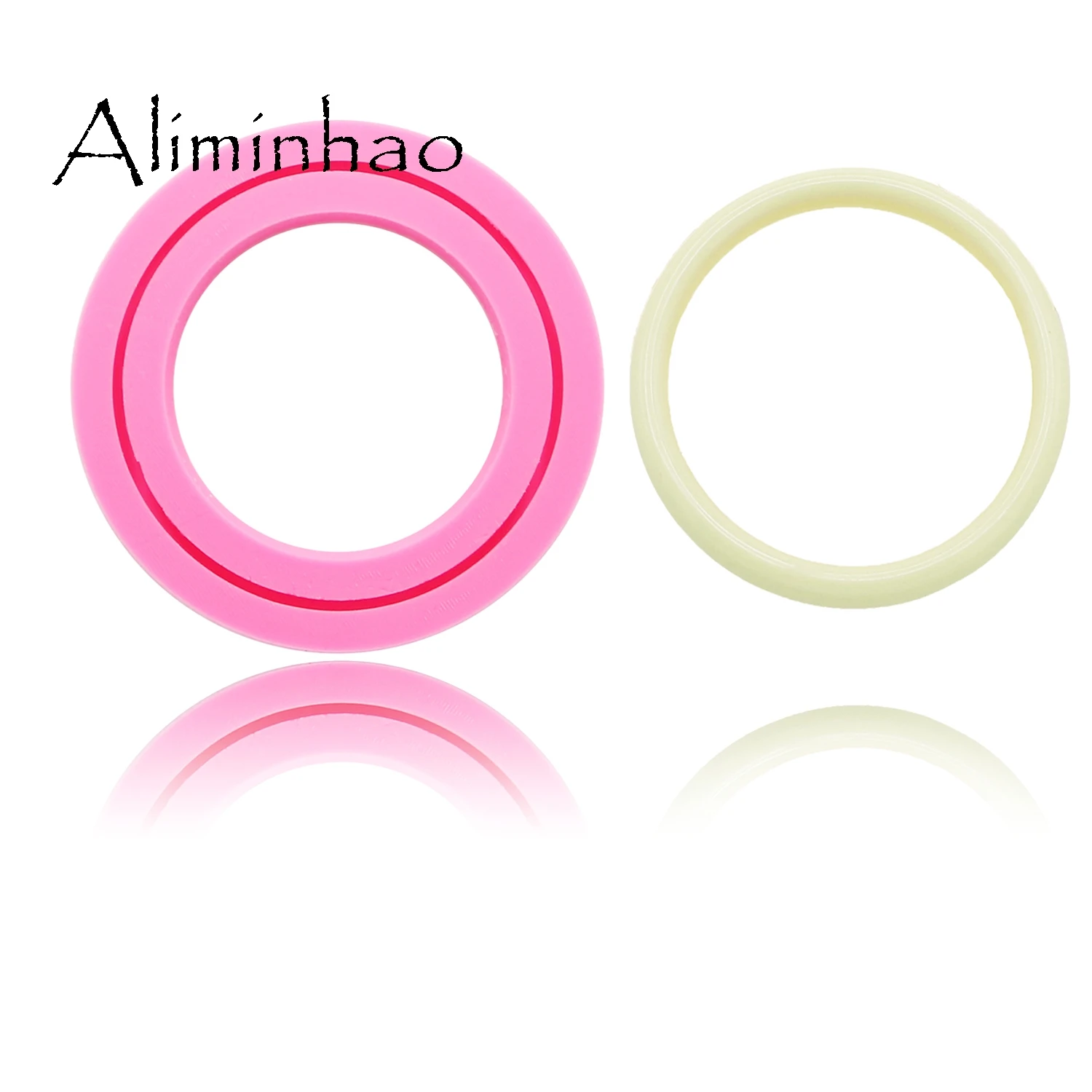 Pink 1Pc 9cm DY0160 3,54 дюйма смолы силиконовый браслет цилиндрической формы для изготовления ювелирных изделий на силиконовые браслеты - Цвет: Pink 1Pc 9cm