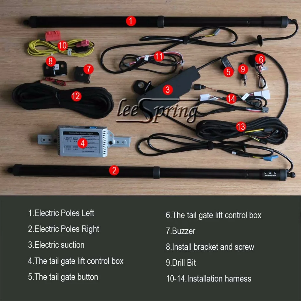 Автомобильный Электрический задний подъемник специально для Ford Kuga Escape 2017 легко