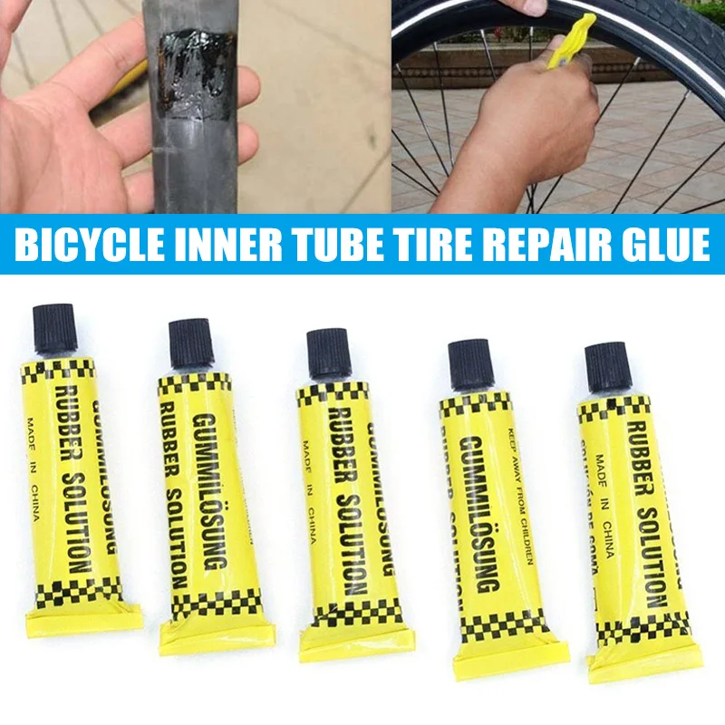 Bicycle Bike Tire Tyre Tube Patching Glue Rubber Cement Adhesive Repair
