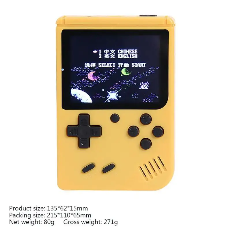 Coolbaby RS-50 портативная игровая консоль Tetris безопасная и долговечная портативная удобная ручка Встроенный 500 игр