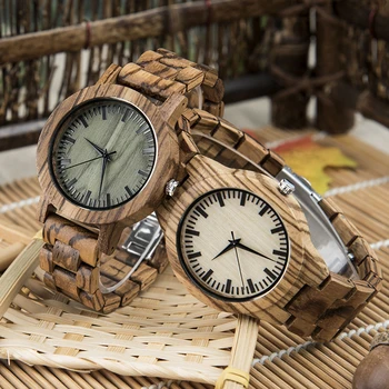 

DODO DEER Zebra Wooden Watches Men Luxury Quartz Wrist Watch Personalized Logo jam tangan pria Male Timepieces Gift bA17