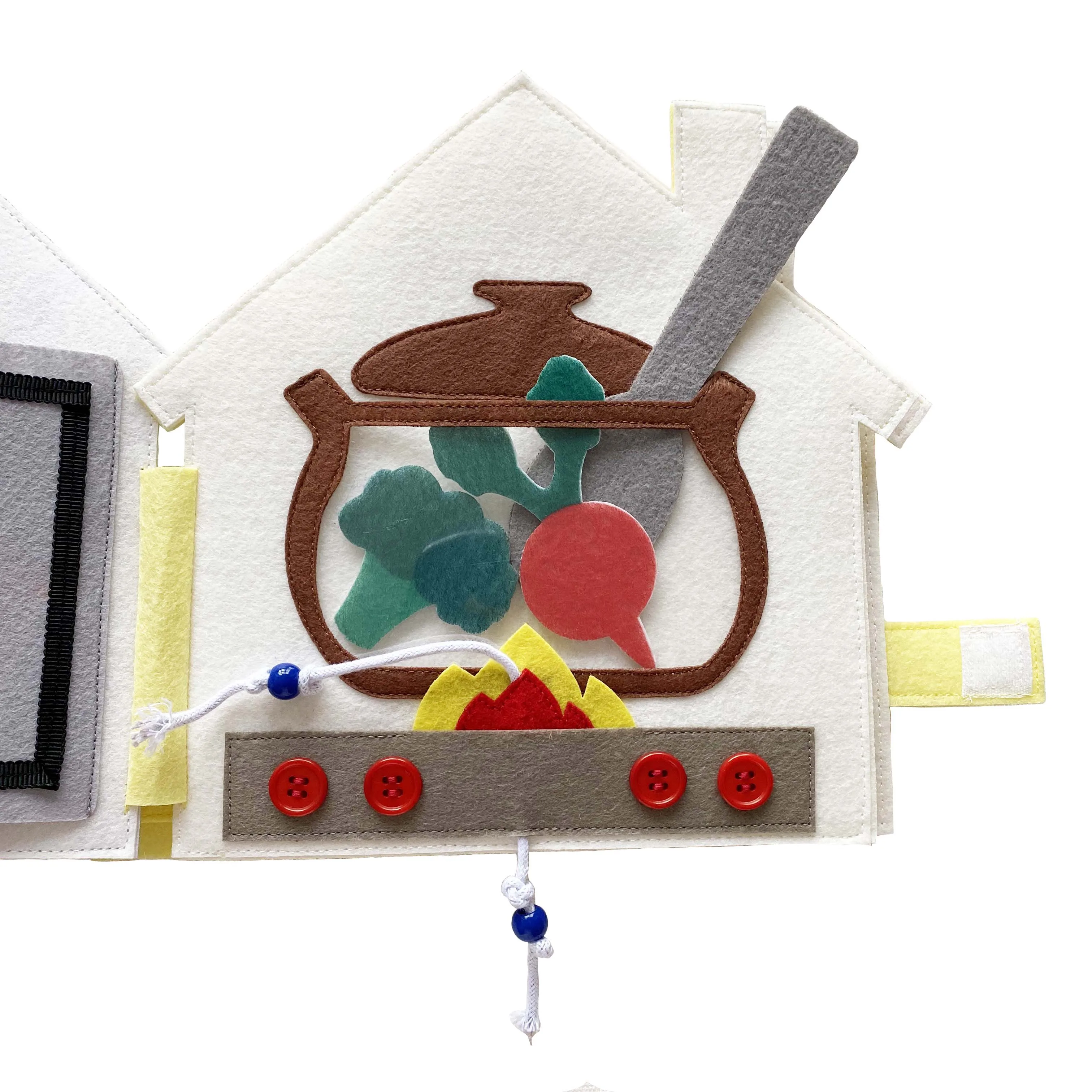 Felt Quiet Books -Soft Baby Books Touch and Feel Felt Book,Books Fabric Activity for Babies /Toddlers, Learning to Sensory Book