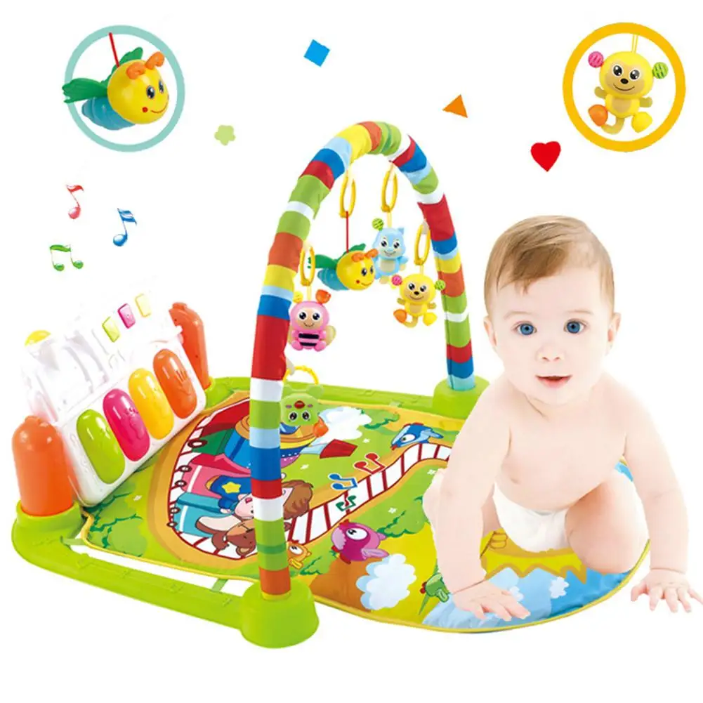 

Infant Music Pedal Piano Fitness Rack Fitness Toy Baby Crawling Mat Baby Toy