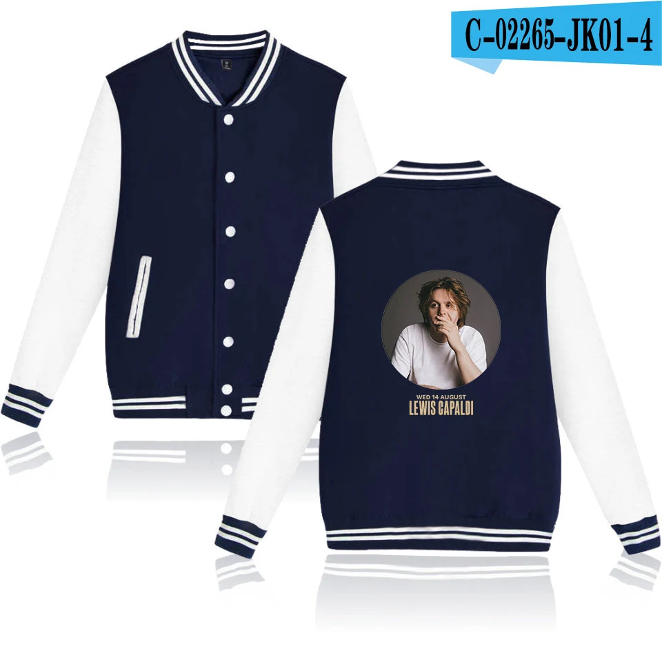 Lewisapaldi бейсбольная форма мужская одежда Harajuku Slim fit хлопковая модная бейсбольная куртка кэжуал - Цвет: navy blue