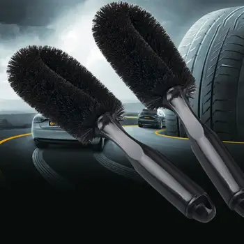 

The New durable Vehicle Wheel Washing PP Wire Brush Car Truck Motorcycle Tire Rim Cleaning Tool