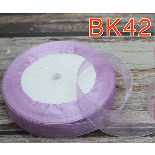 45 yard Snow Yarn Organza Gauze Ribbon Knitting Weaving Plastic Mesh Sheet Handbag Wedding  Hair Accessories  DIY Scrapbooking 16