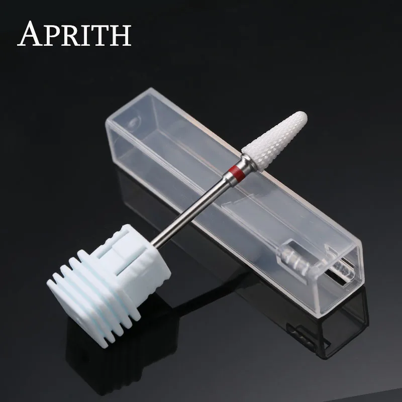 APRITH 1 шт. фреза керамический сверло для ногтей электрические маникюрные машинки для педикюра Инструменты для маникюра - Цвет: NO4