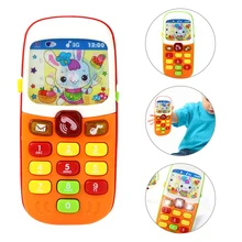 Детский сотовый телефон игрушка для обучения детский Язык Музыкальный сотовый телефон колокольчик, подвешиваемый над кроватью детский сотовый телефон игрушка