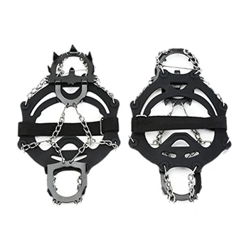 

13 Teeth Crampons Snow Spikes Grips for Boots Shoes Women Men Kids for Hiking Walking Winter Jogging or Climbing
