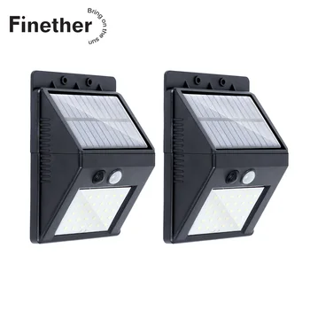

Finether 30 LED IP64 Separable Solar Motion Sensor Wall Light Waterproof for Outdoor Garden Street Yard Path Home Security Lamp